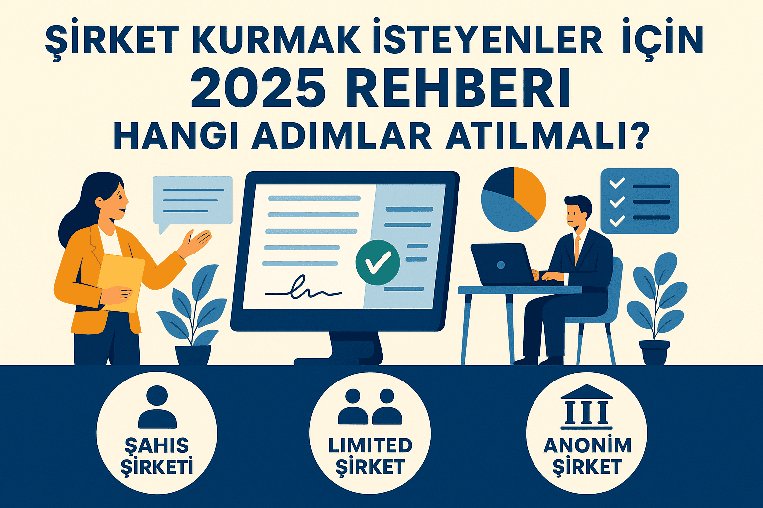 Şirket Kurmak İsteyenler İçin 2025 Rehberi: Hangi Adımlar Atılmalı?