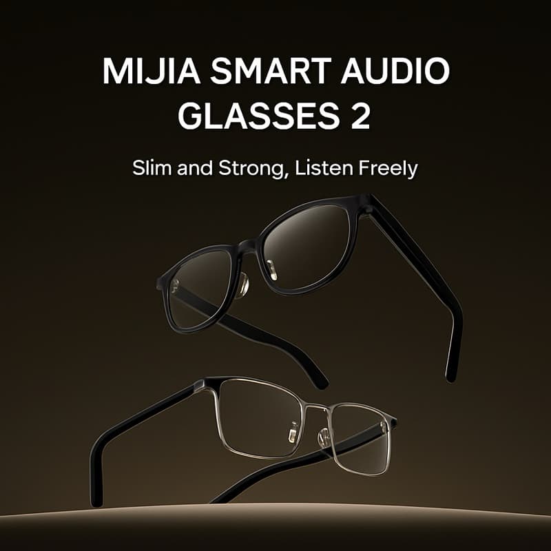Xiaomi: Yeni Akıllı Gözlük MIJIA Smart Audio Glasses 2 Özellikleri