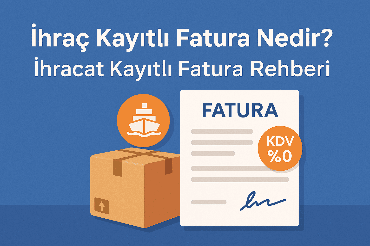 İhraç Kayıtlı Fatura Nedir? İhracat Kayıtlı Fatura Rehberi