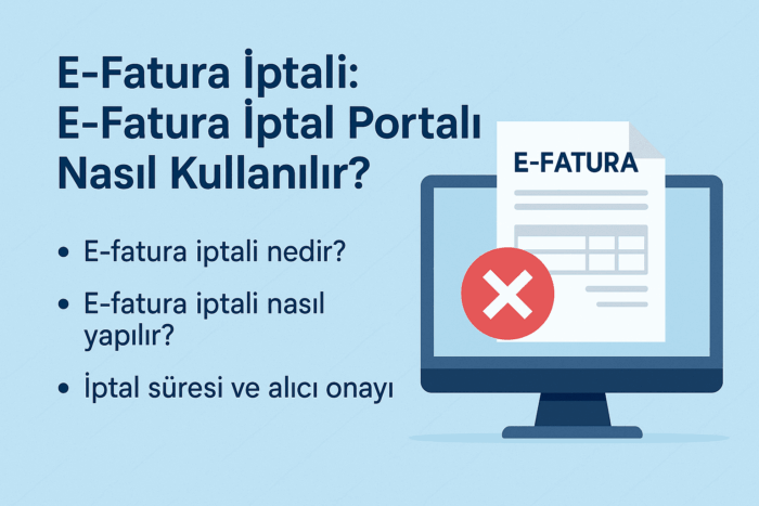 E-Fatura iptali