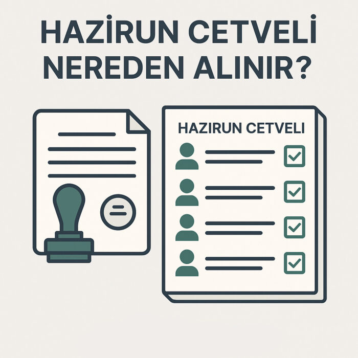 hazirun cetveli