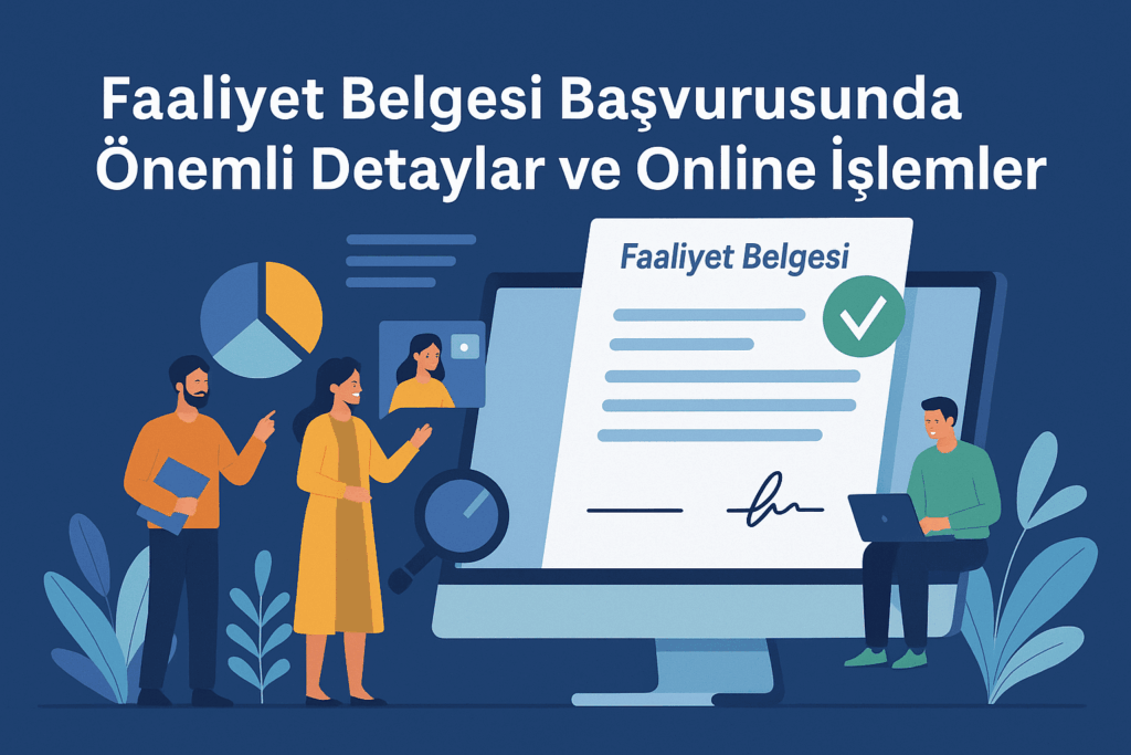 faaliyet belgesi